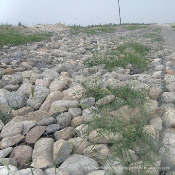 China Hersteller 4 * 2 * 0,3 M galvanisierte Gabion Matratze